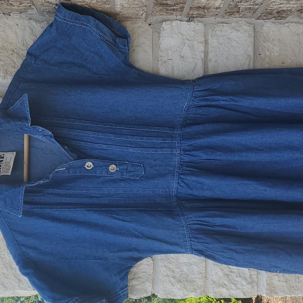 vintage denim dress - Picture 3 of 12
